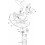 Axe palier de lame tracteur tondeuse Toro Z4200 ,Z5000