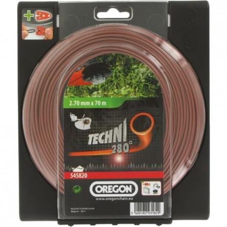 Fil nylon débroussailleuse TECNI 280° Oregon 2.7mm