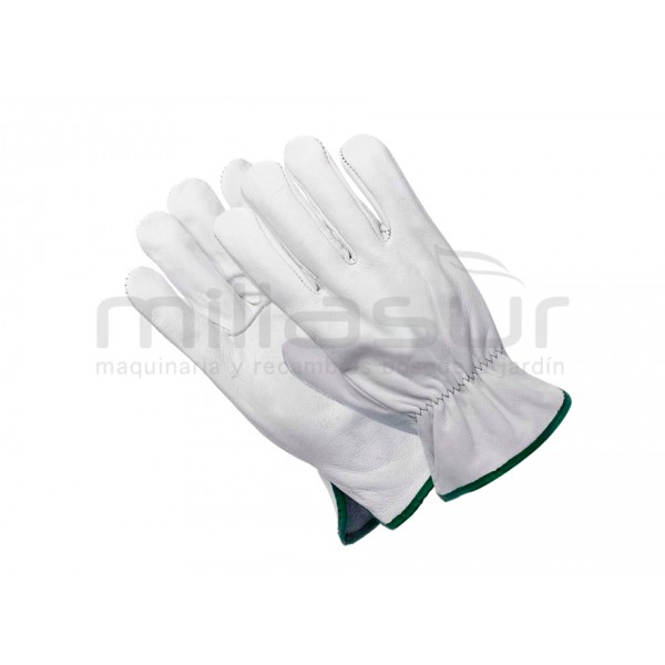 Gants de jardinage en cuir M  Pièces Motoculture Discount