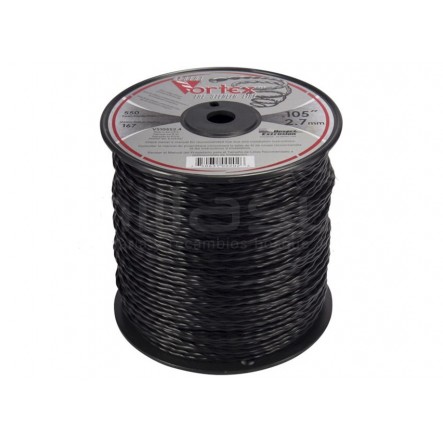 Fil nylon DEBROUSSAILLEUSE VORTEX 2.7mm 168M