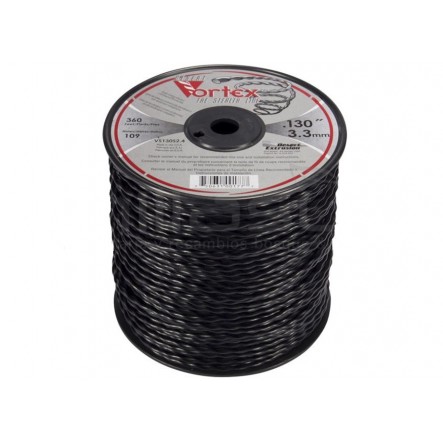 Fil nylon  VORTEX DÉBROUSSAILLEUSE 3.3 MM  